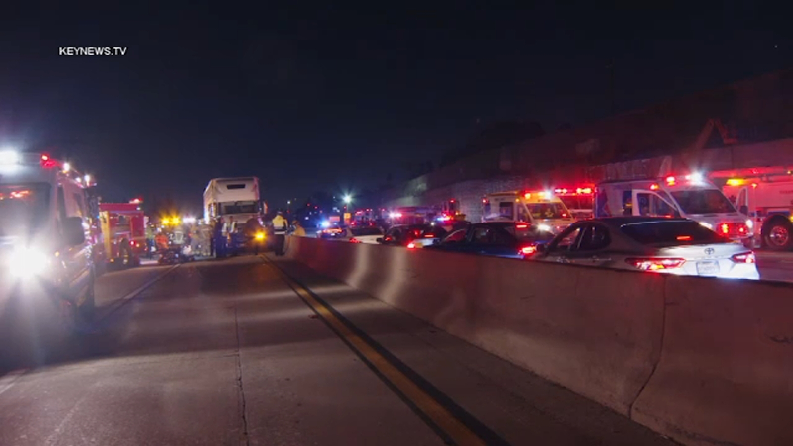 Car crash involves 10 vehicles on freeway in Upland, at least 1 killed - Vimarsana News