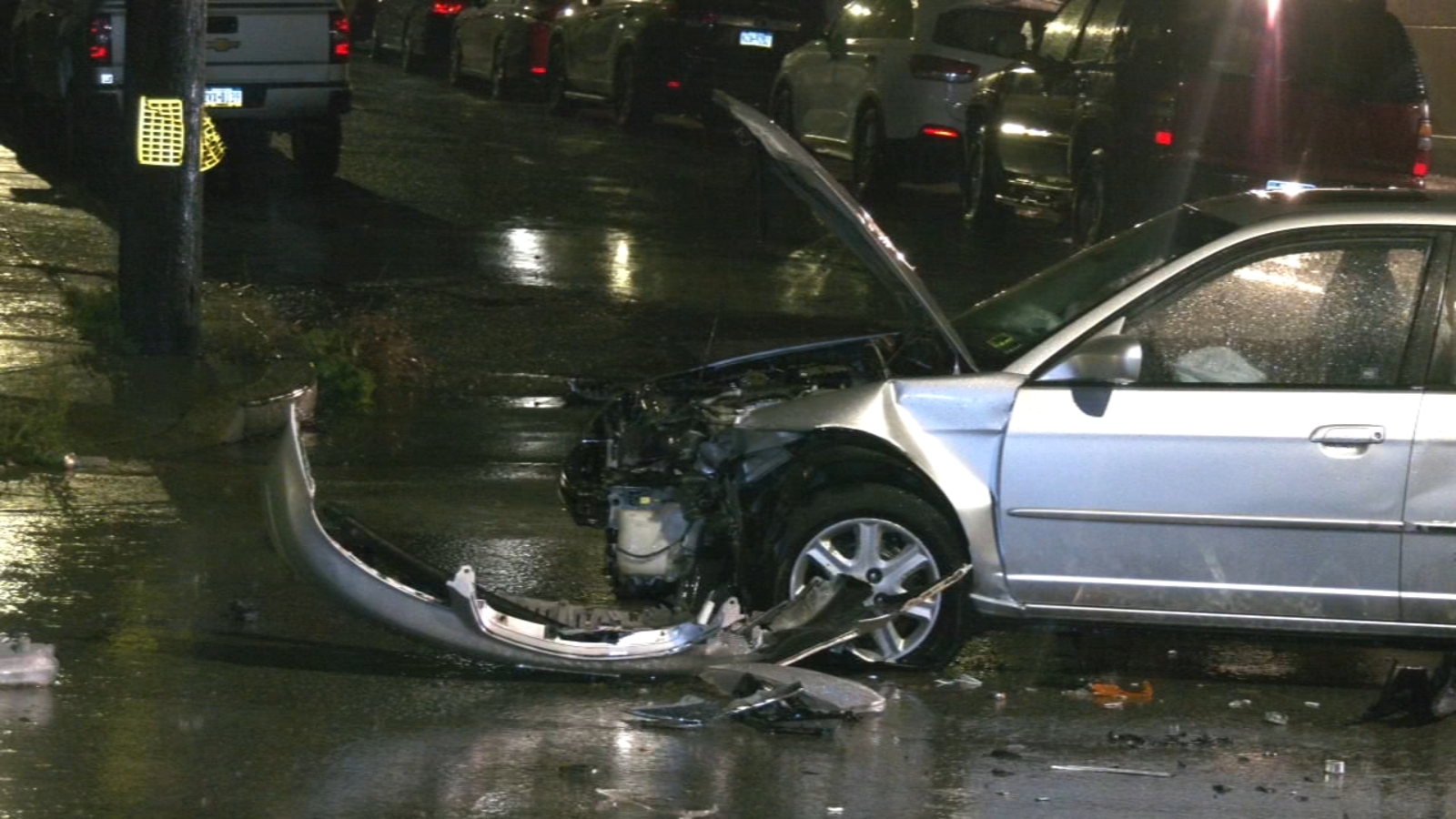 Montgomery County., Pa. Traffic 7 vehicles crash in Norristown, 1