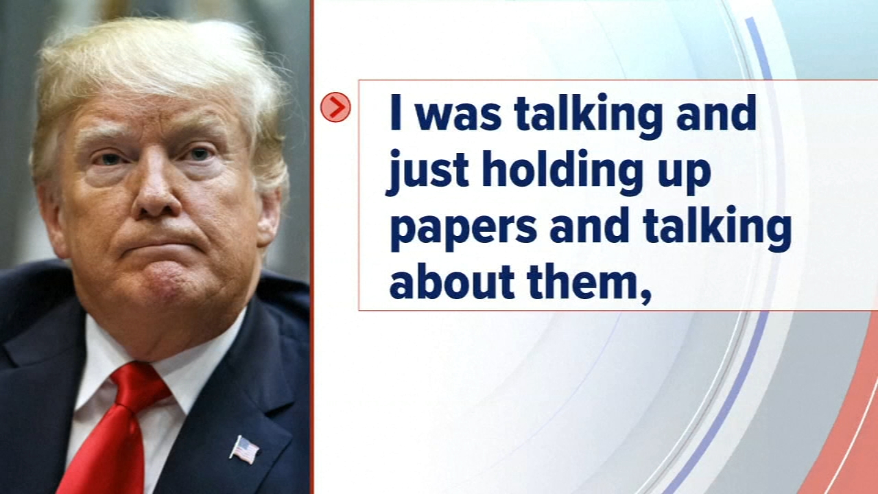 Trump weighs in on audio of him showing off 'secret' info