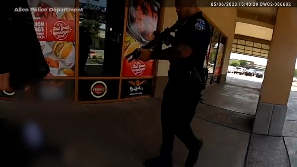 Police release body camera footage from Texas outlet mall shooting