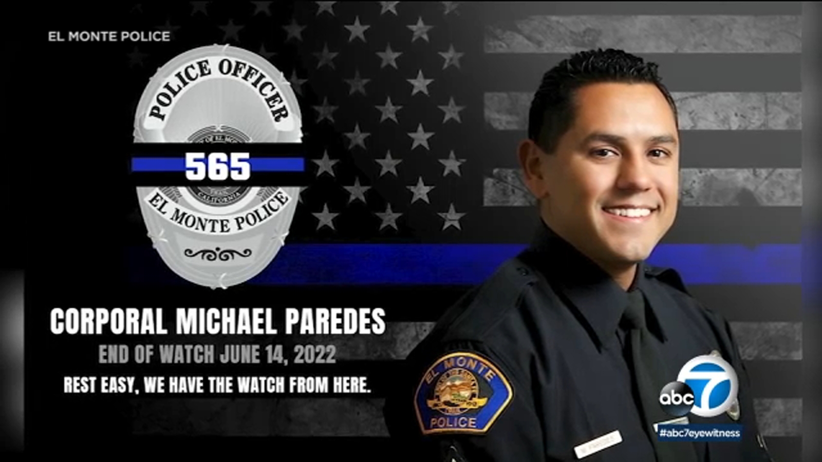 Widow of slain El Monte police officer Michael Paredes gets mortgage