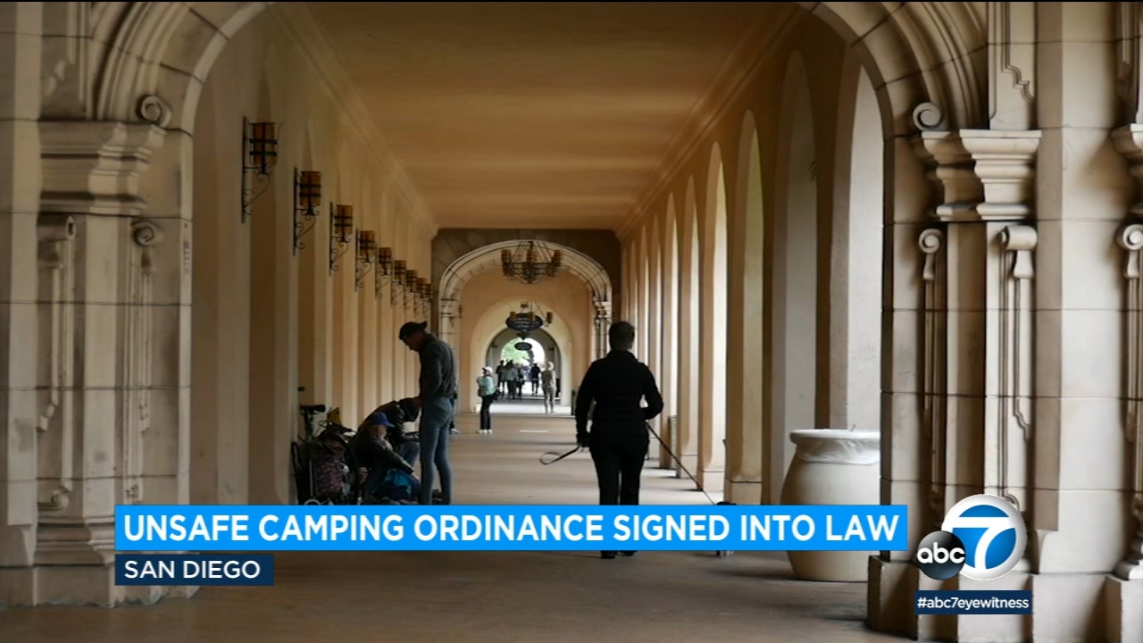 San Diego ordinance bans homeless encampments in public spaces