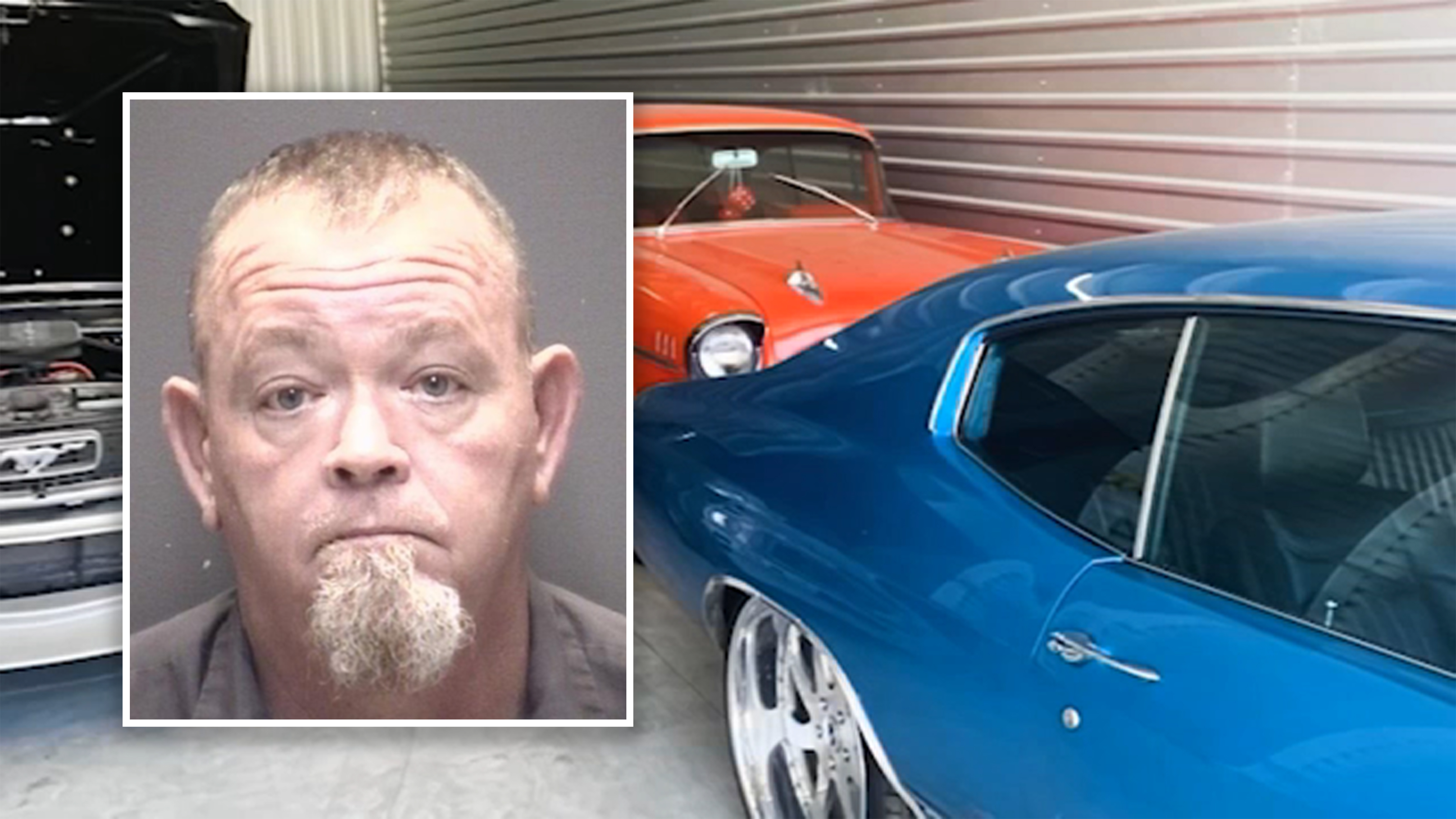 Man accused of stealing 24 vintage cars, $2M worth car parts arrested