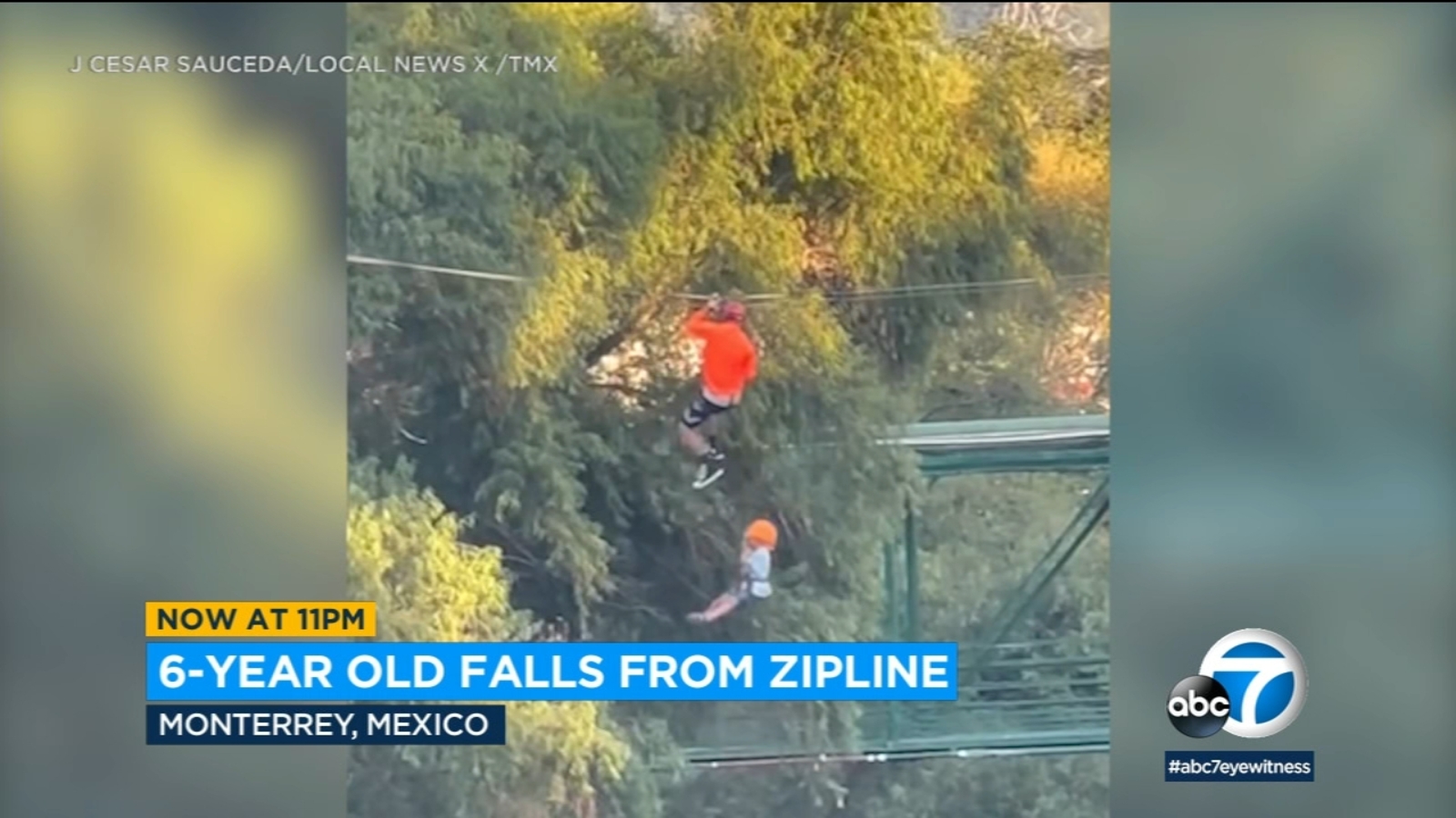 6-year-old falls from zipline after harness fails in Mexico, and he miraculously walks away - Vimarsana News