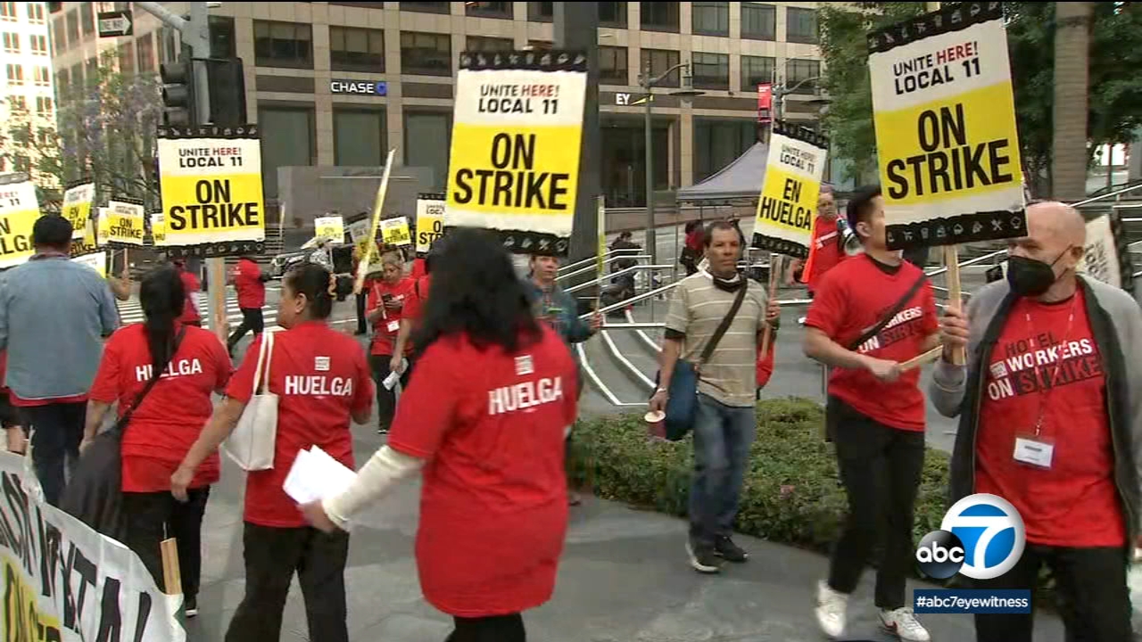 Thousands of SoCal hotel workers officially go on strike after negotiations for higher pay, better benefits fail - Vimarsana News