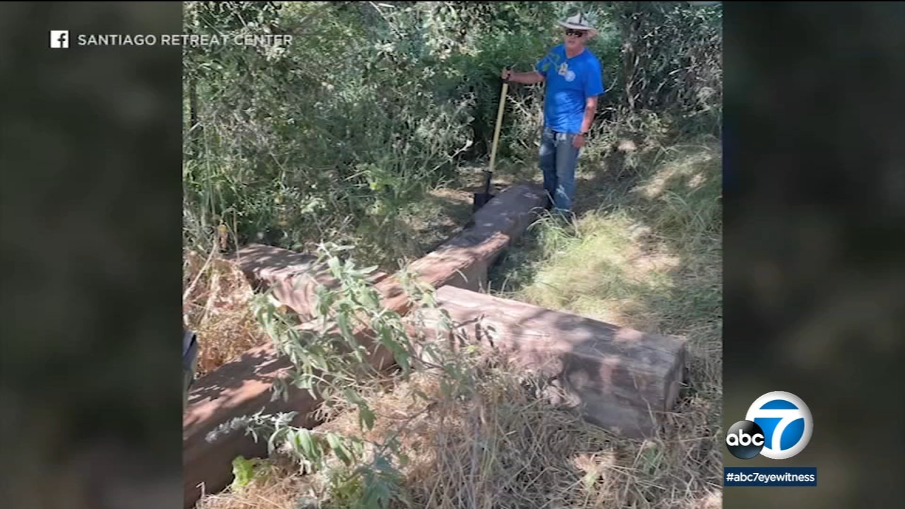 Vandal cuts wooden cross in half at Christian retreat center in OC