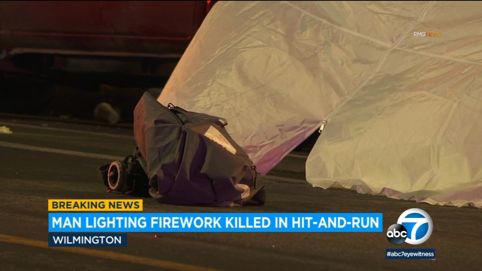 Man lighting fireworks on street in Wilmington killed in hitandrun investigators say