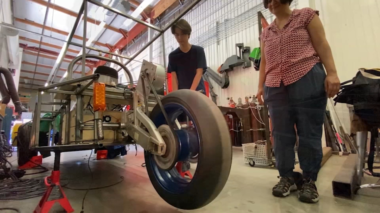 Palo Alto High School students develop build fully solarpowered vehicle