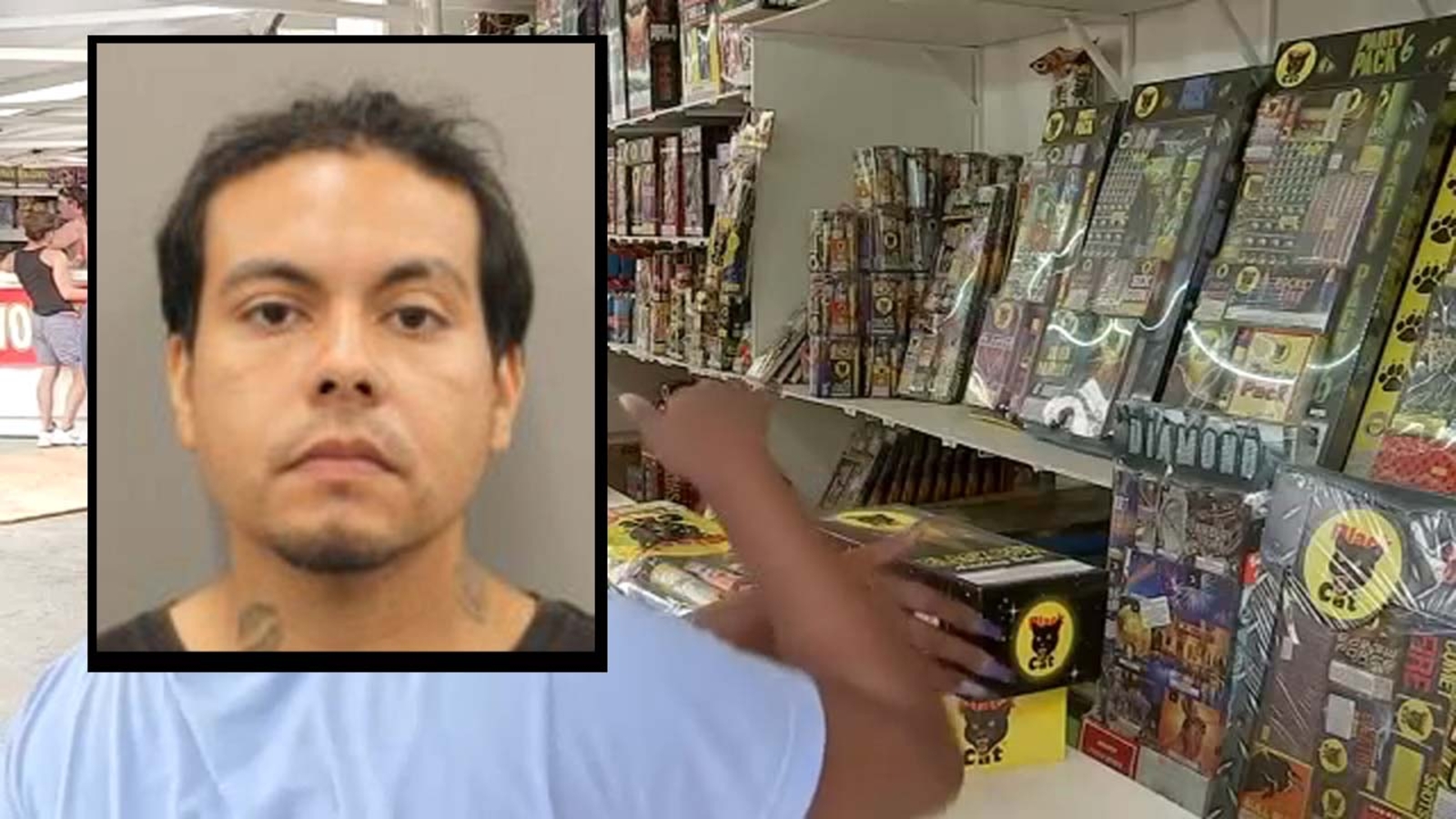 500 worth of fireworks lost when man tried setting fire to Cypress firework stand employee says 500 worth of fireworks lost when man tried setting fire to Cypress firework stand employee says
