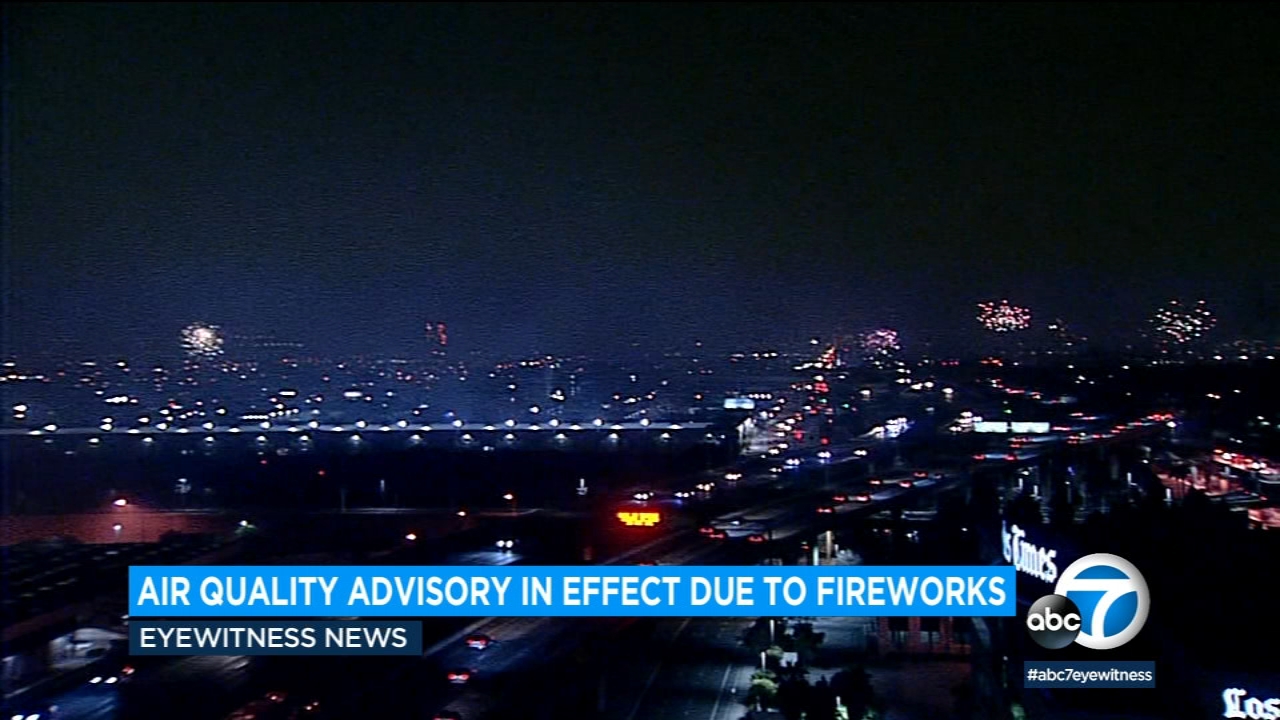 4th of July fireworks cause air quality advisory for SoCal counties 
