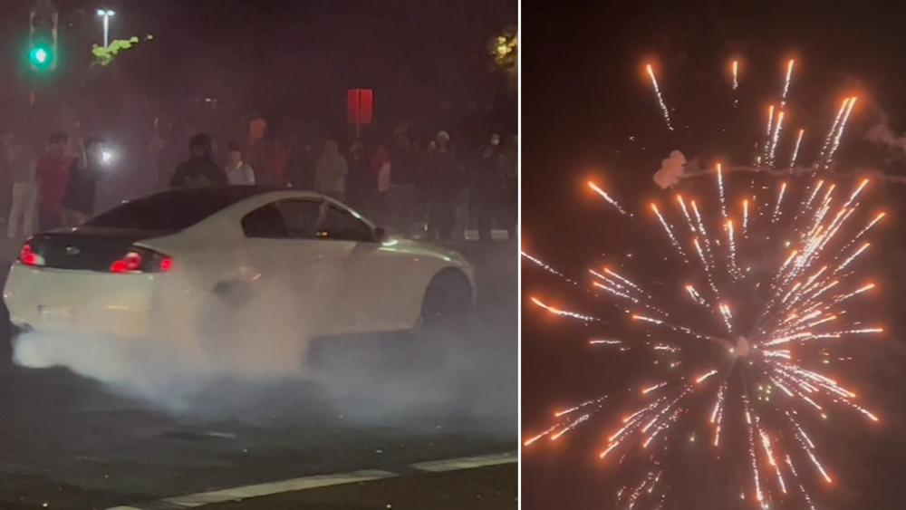 VIDEO: Chaotic 4th of July sideshow in Antioch with illegal fireworks