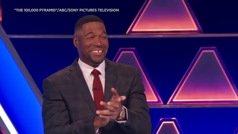 Michael Strahan returns for another season of "The $100,000 Pyramid"