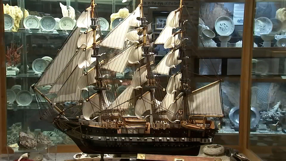 Coastal Highway attraction features artifacts from 12-plus shipwrecks