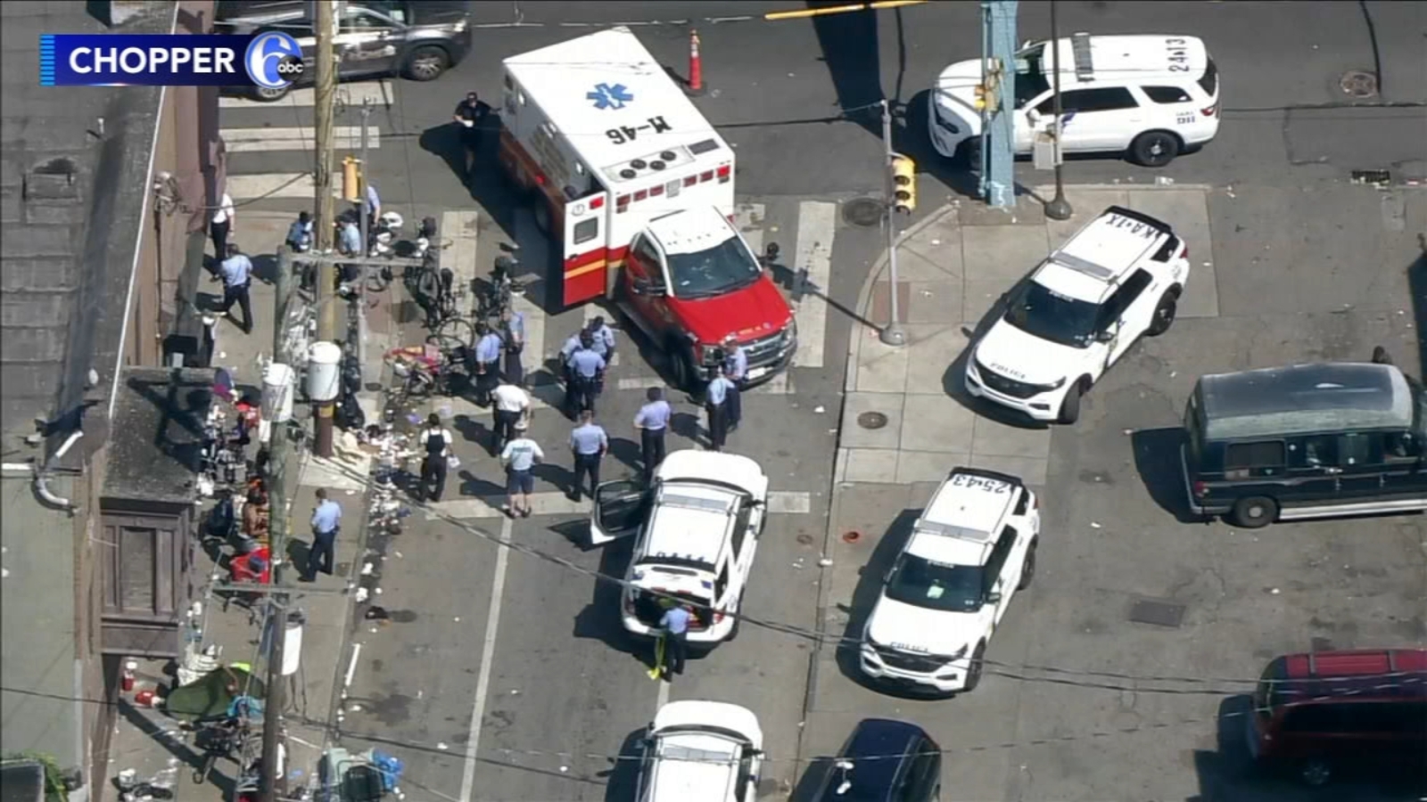 Irate dog owner sprays mace at Philadelphia police officers who were