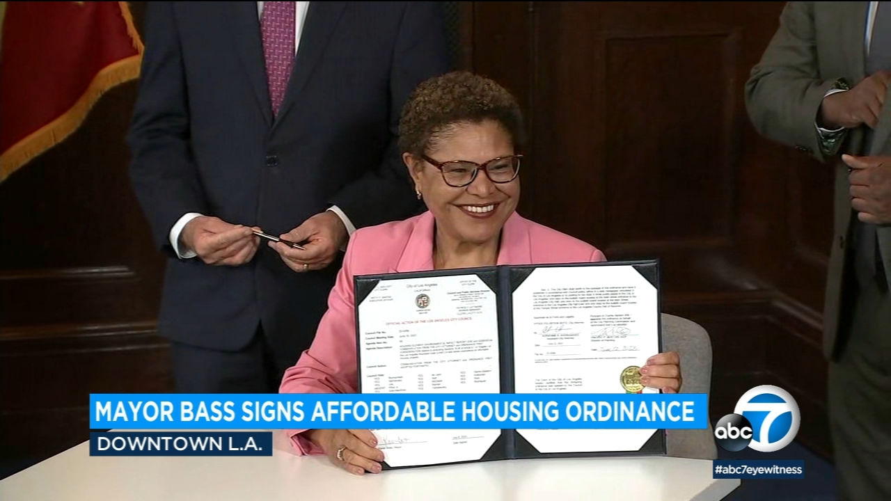 LA mayor signs ordinance to streamline affordable housing developments
