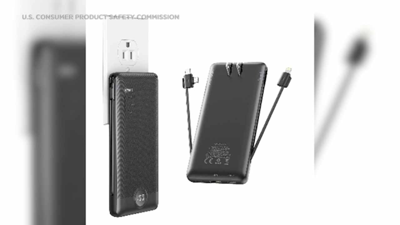 Popular portable chargers recalled due to fire hazard