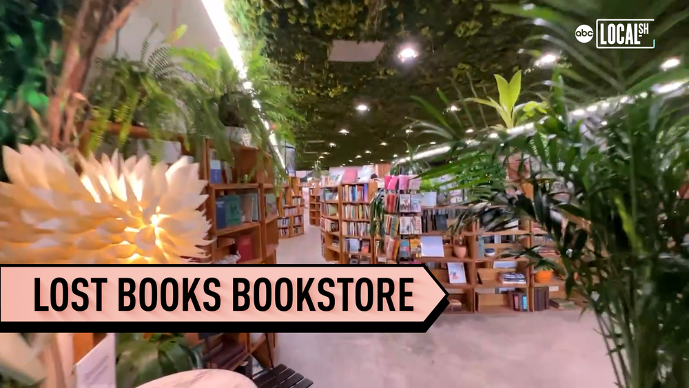 Bookworms love Lost Books' nature-inspired decor