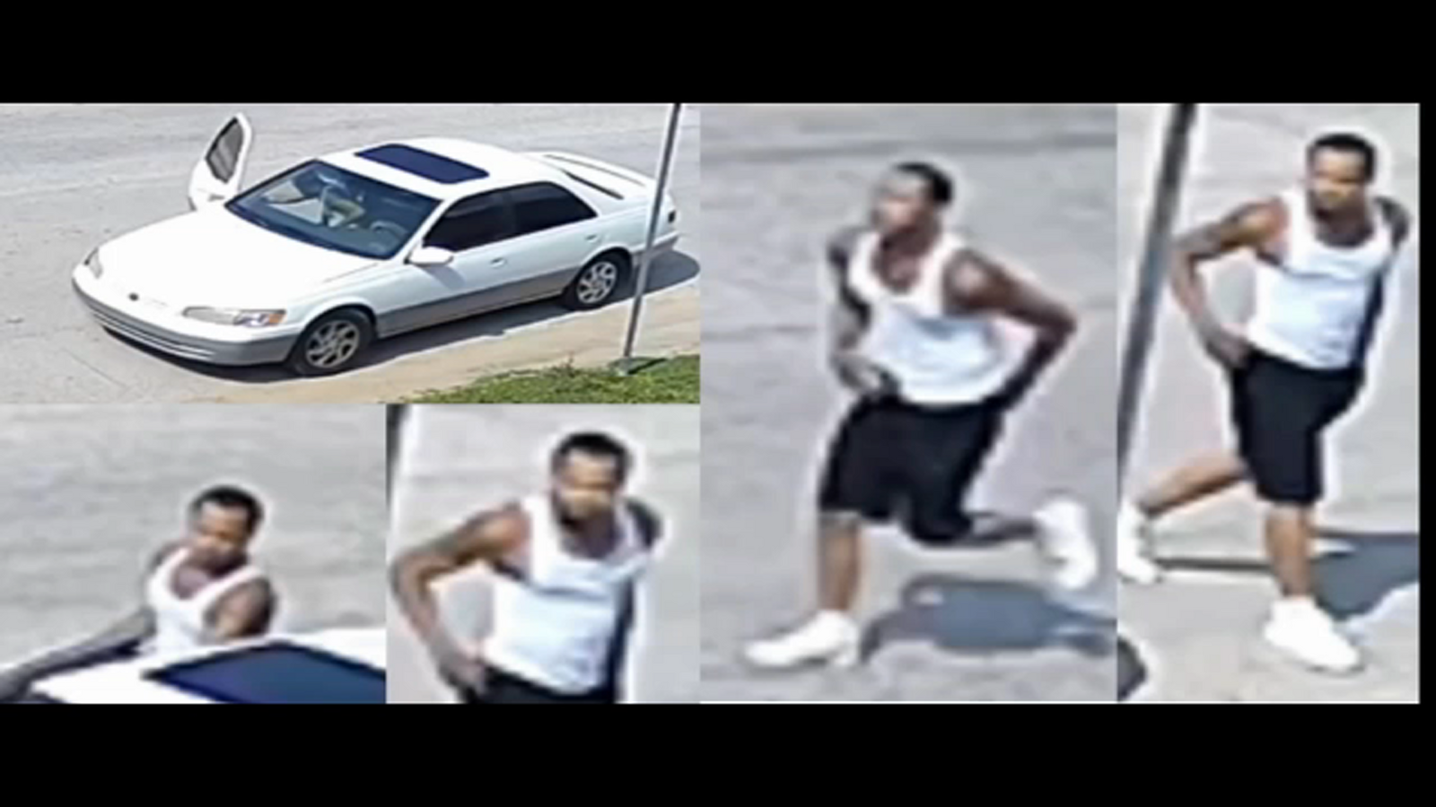 Man walking on sidewalk with bag of groceries in south Houston gets wallet stolen video shows Man walking on sidewalk with bag of groceries in south Houston gets wallet stolen video shows