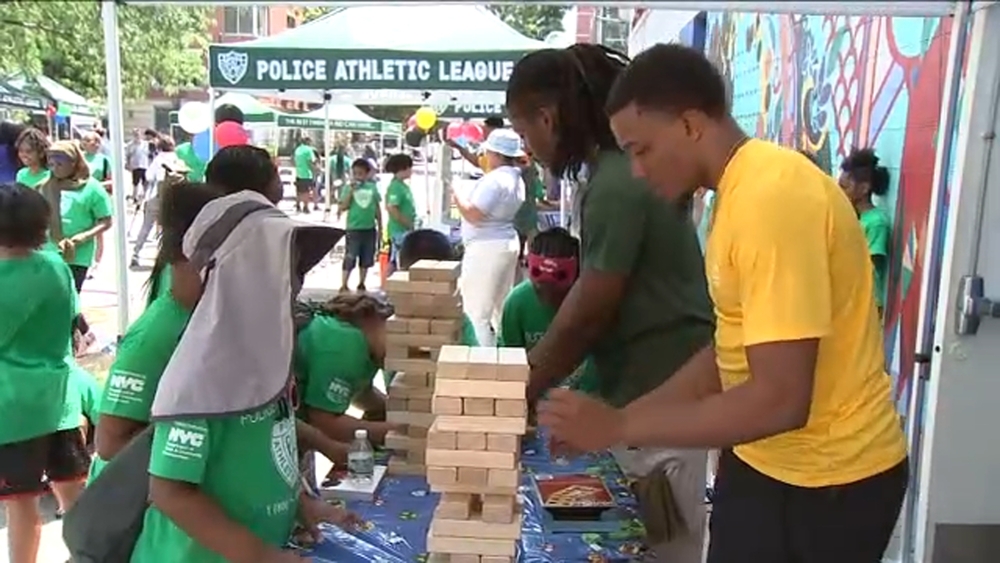 Harlem streets turned into playgrounds to keep kids cool and safe
