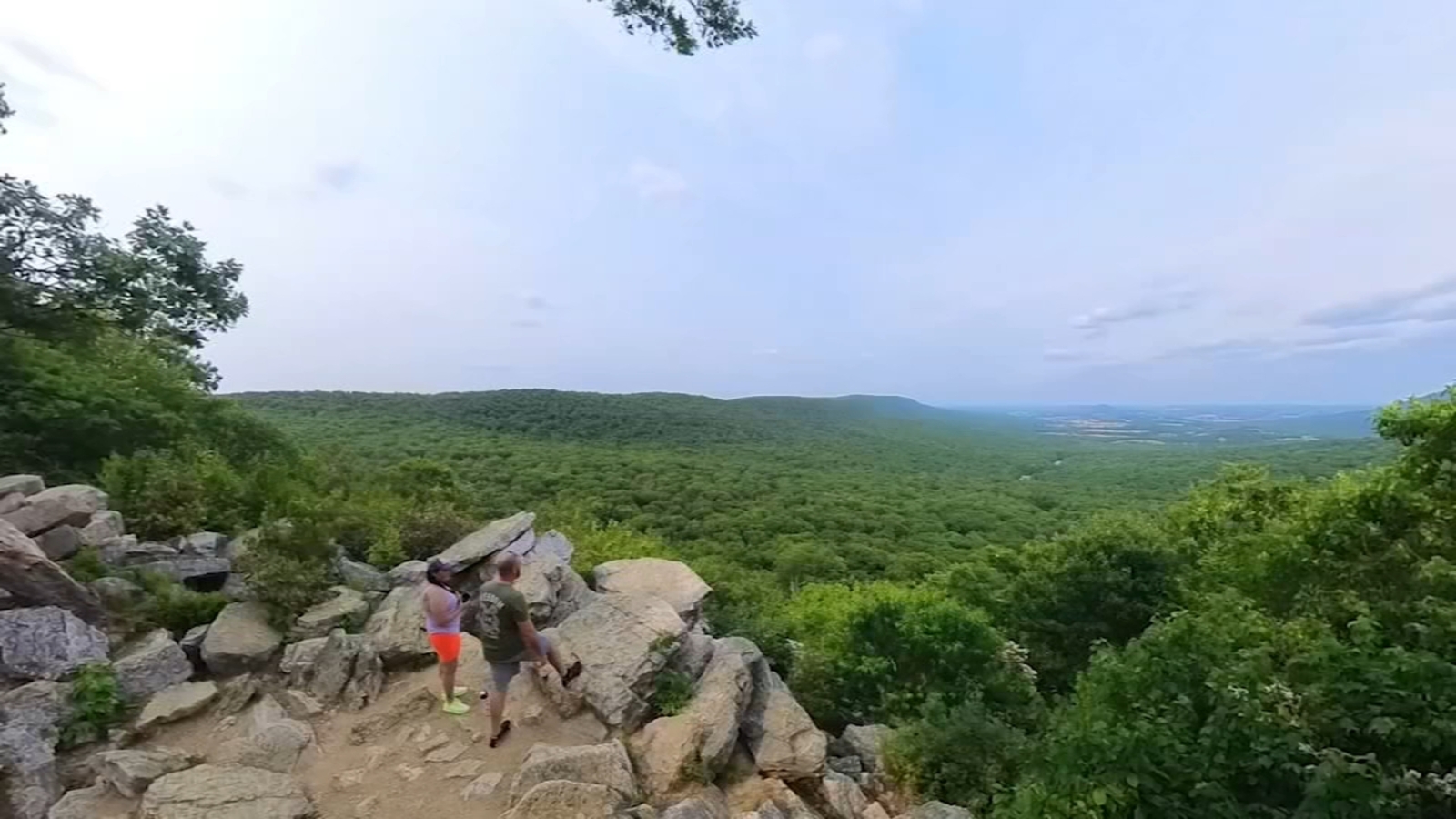 Hawk Mountain Sanctuary offers beautiful views and raptor sightings