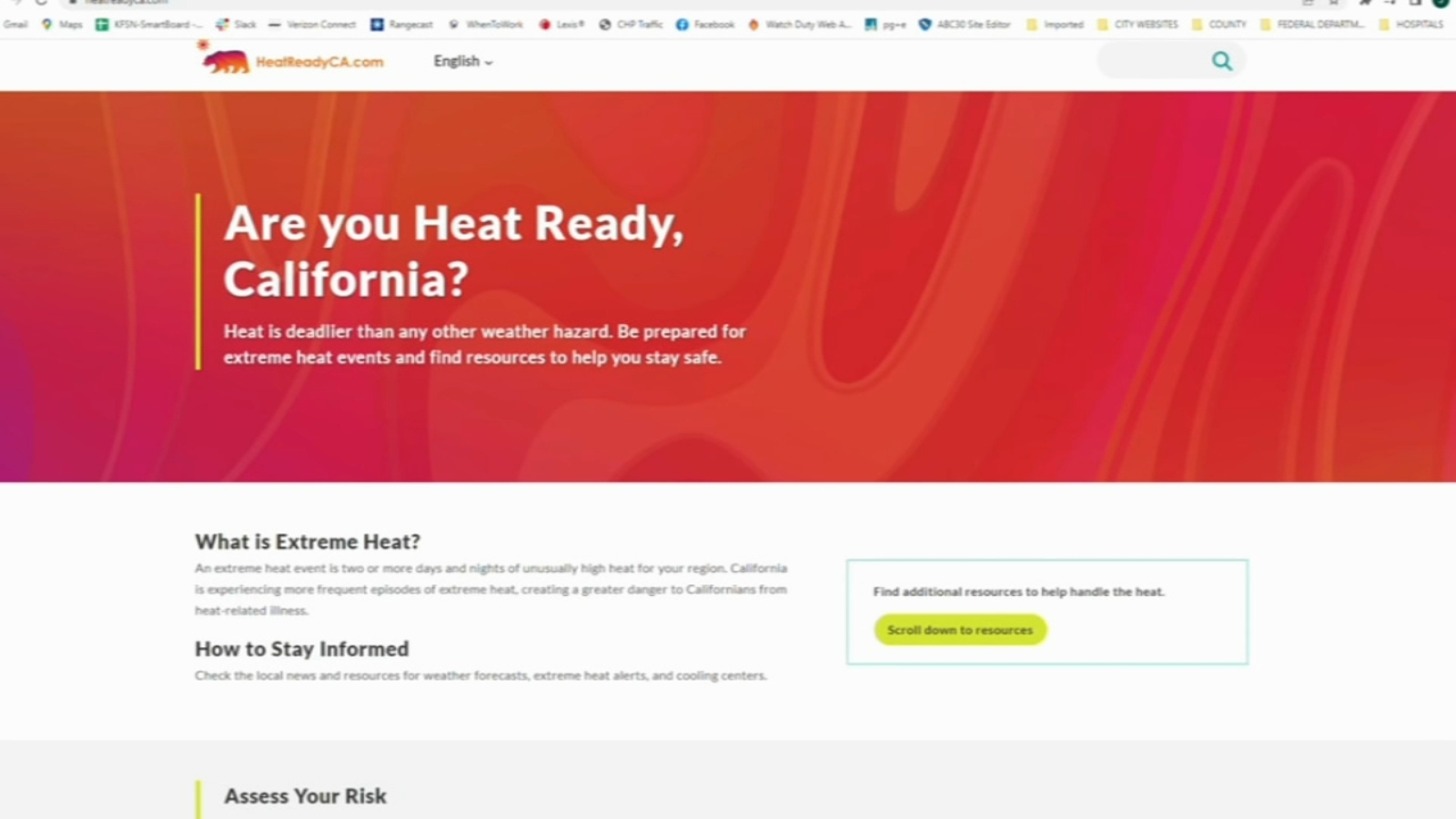 California launches heat readiness website amid historic heat wave