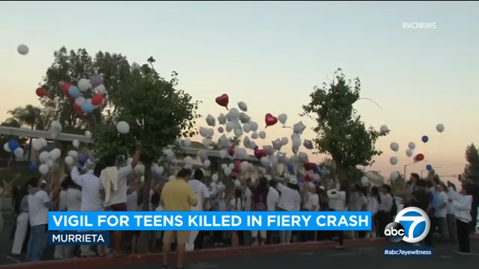 Friends and family hold vigil for 3 Murrieta high school students killed in fiery crash - Vimarsana News