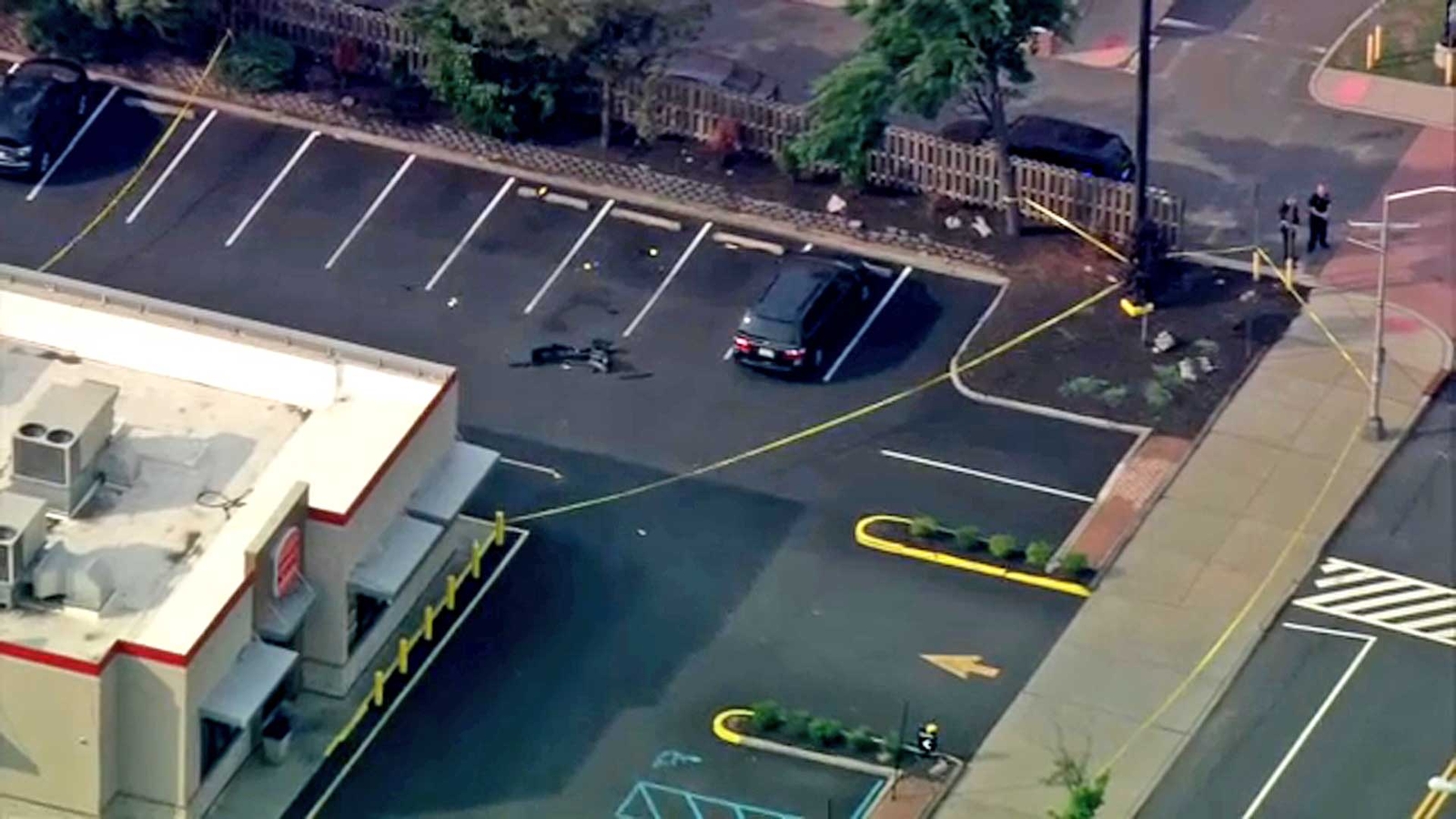 NJ crime Man in custody after police shooting near gas station parking