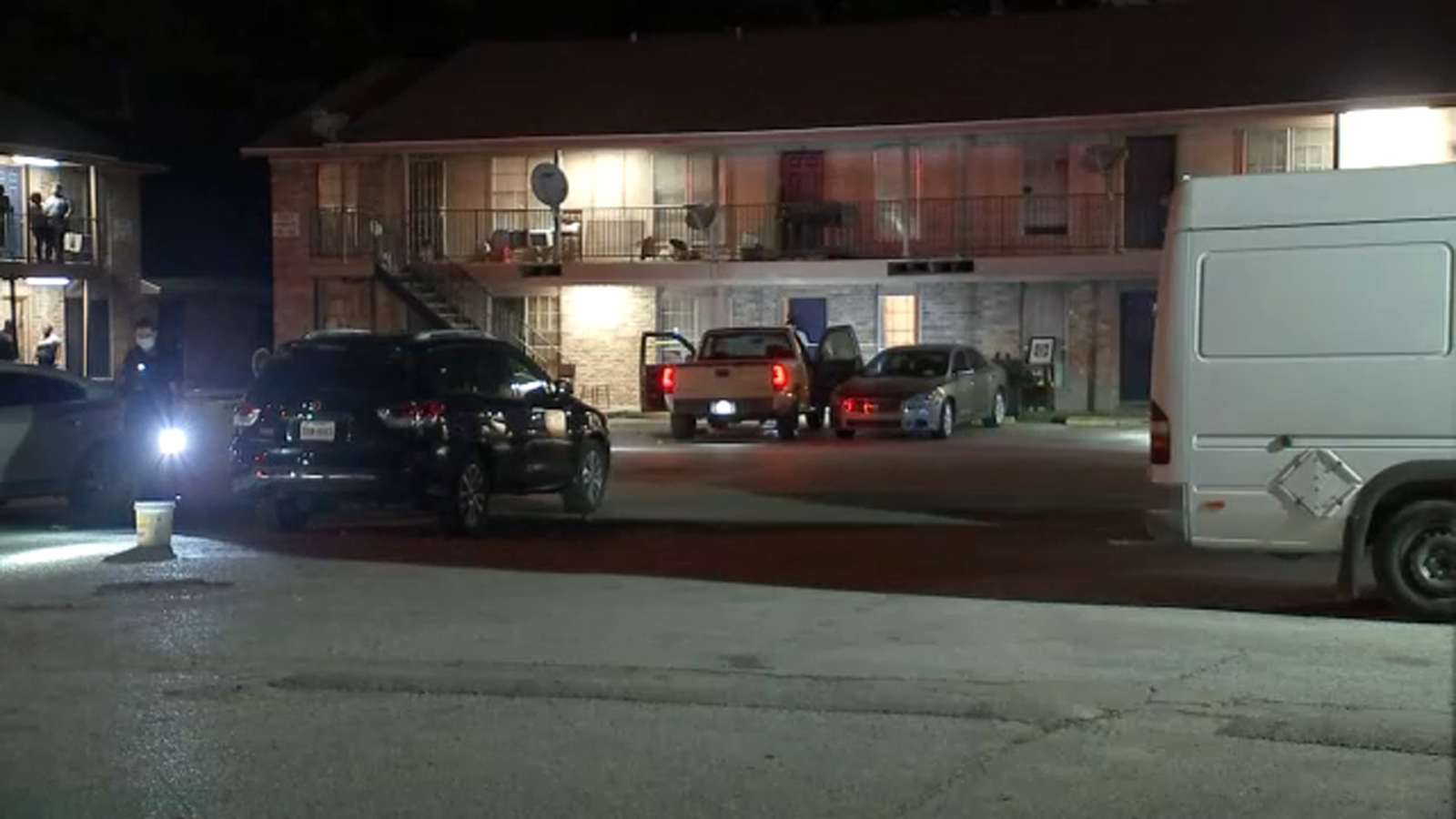 At least 3 gunman on the run after man and woman killed outside