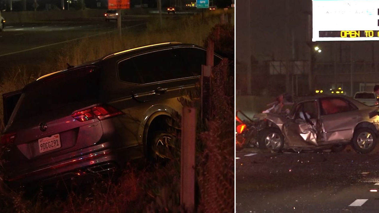 Fatal multi-vehicle crash on 880 in Oakland causes 2nd collision: CHP