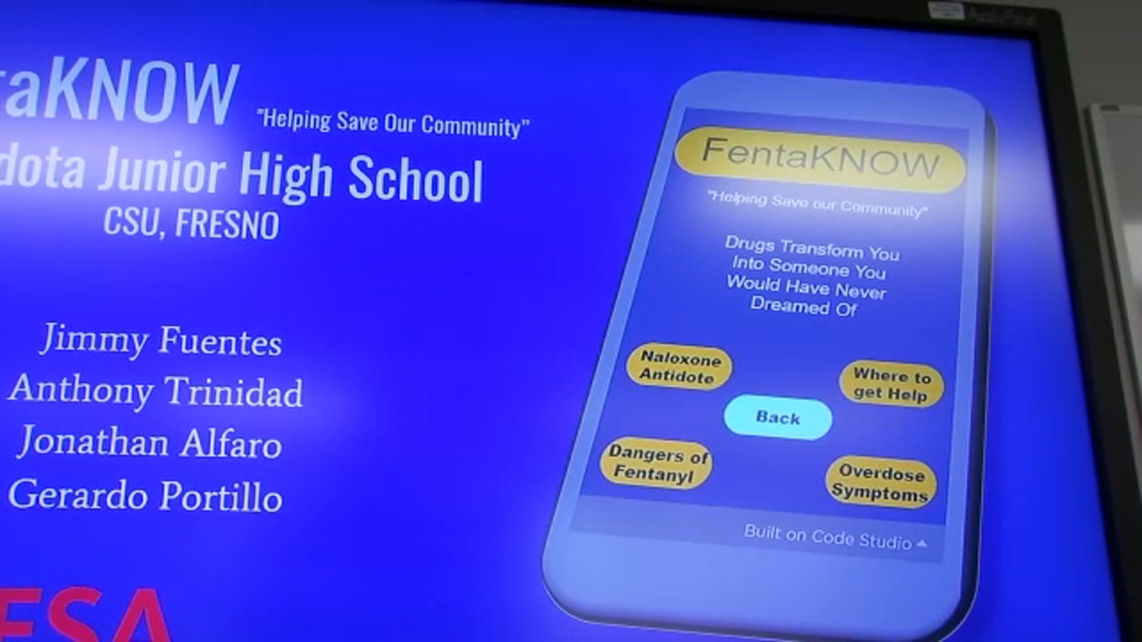Mendota students win national competition for their app combating the