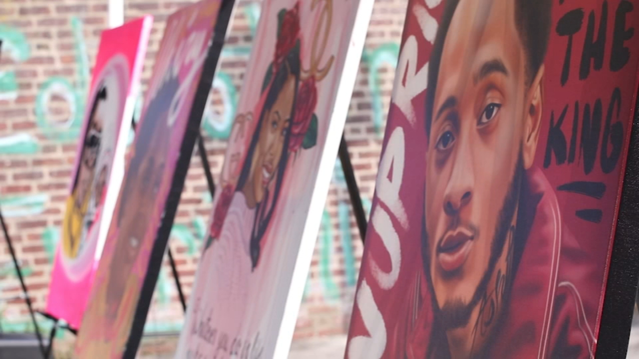 Germantown art exhibit displays portraits of victims of gun violence
