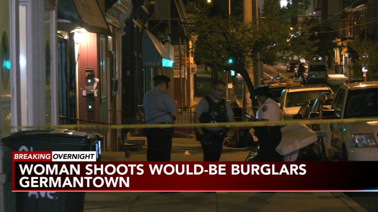 Woman shoots two men after attempted burglary in Germantown