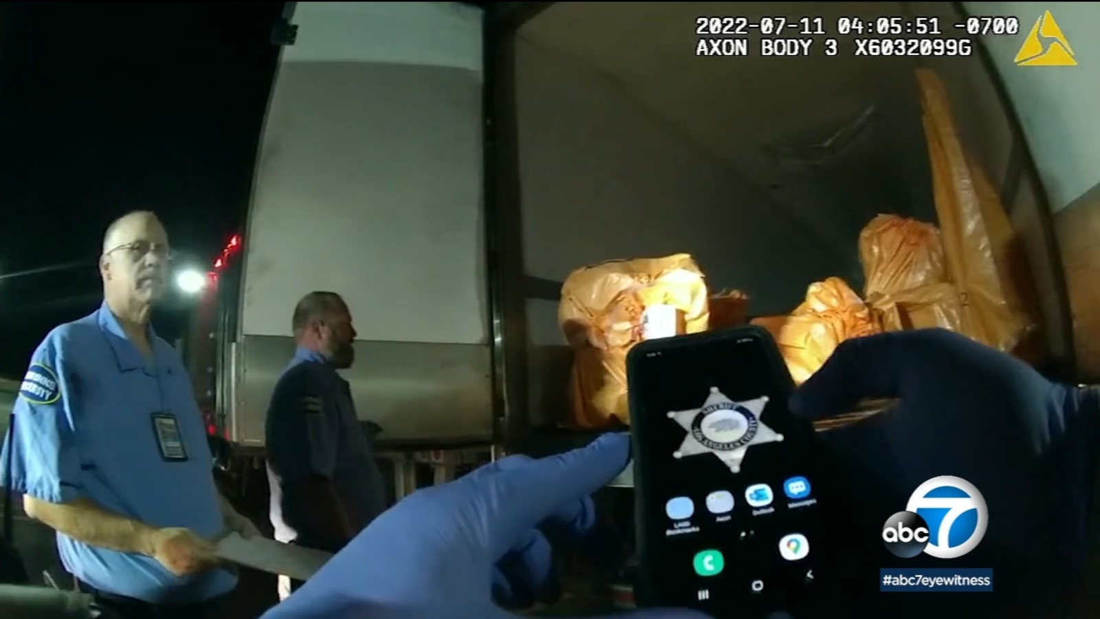 Bodycam video shows moments after millions in jewelry stolen from Brinks truck in Lebec