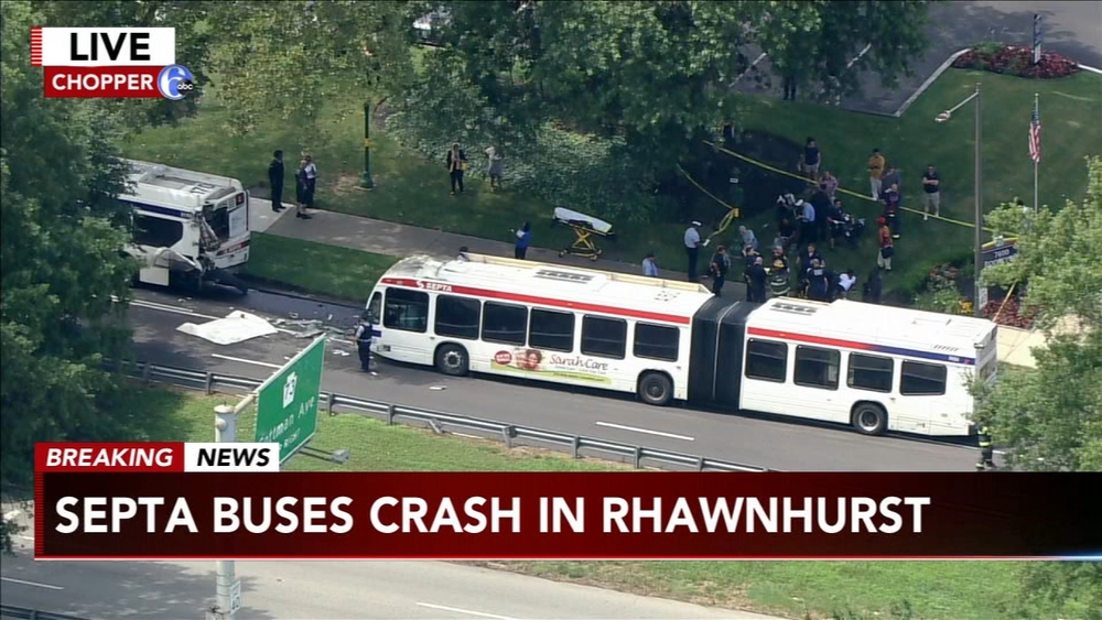 Multiple people injured after SEPTA buses collide in Rhawnhurst 