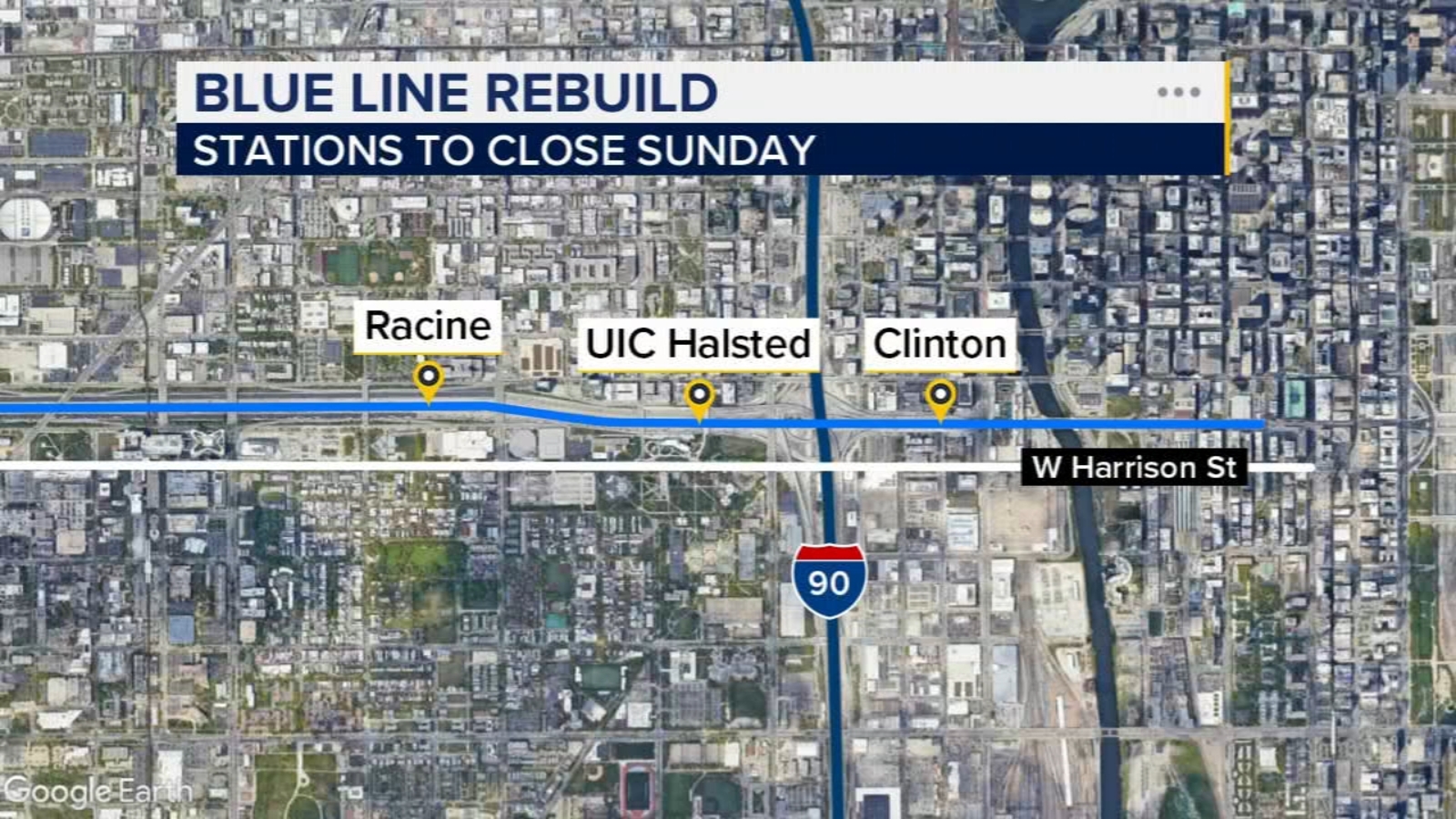 CTA Blue Line construction: Stations on Near West Side of Chicago now closed for improvements - Vimarsana News