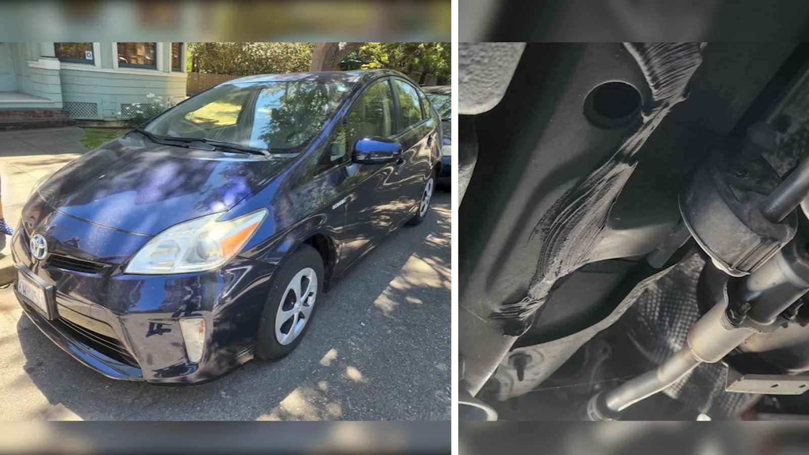 Couple waits a full year for parts to replace Prius' stolen catalytic