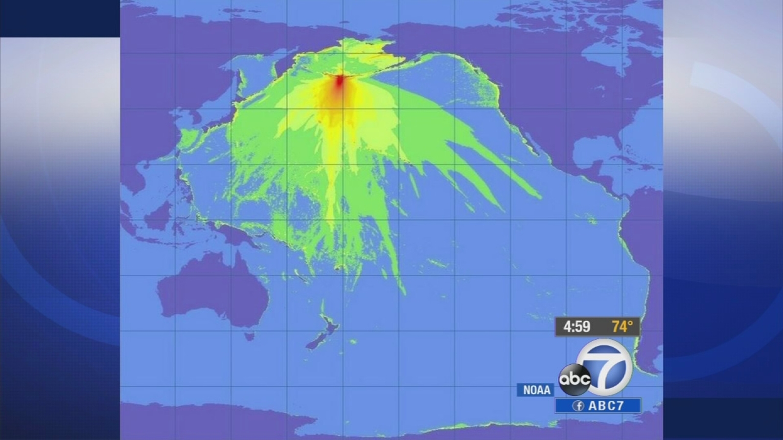 Tsunami advisory los angeles map