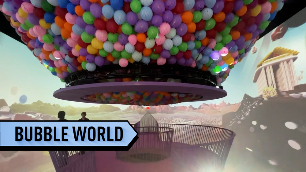 Bubble World immerses guests in interactive dream worlds