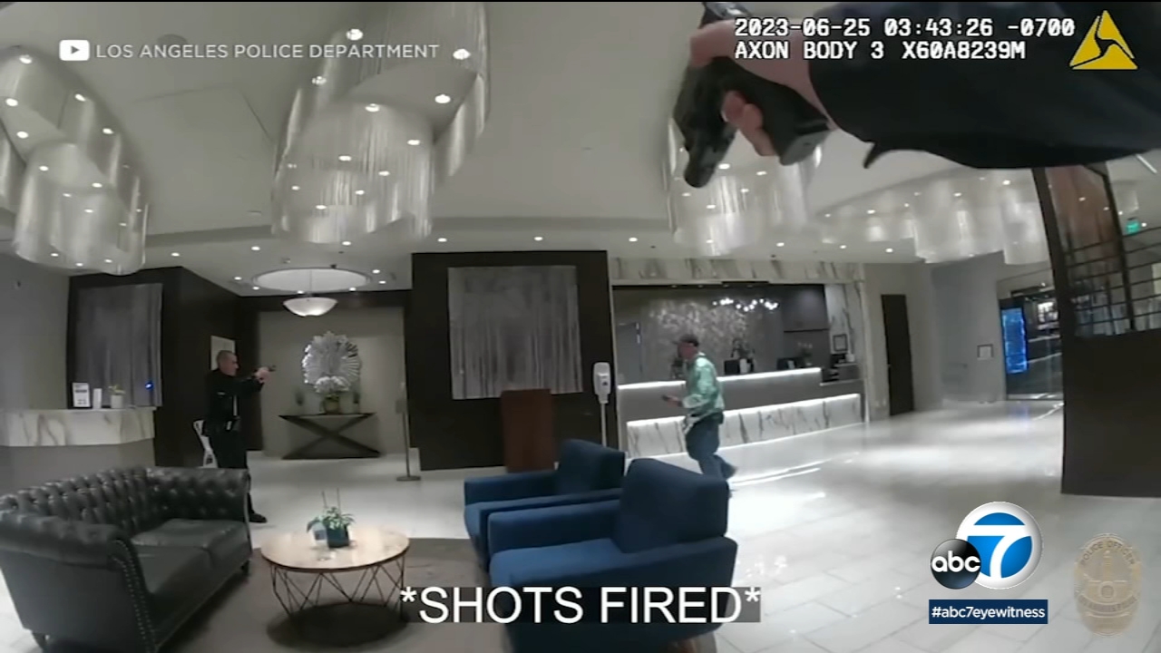 Bodycam video shows moments before police shoot knife-wielding suspect