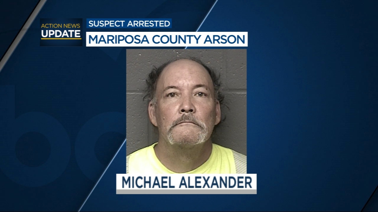 Arsonist arrested for starting 5 vegetation fires in Mariposa County