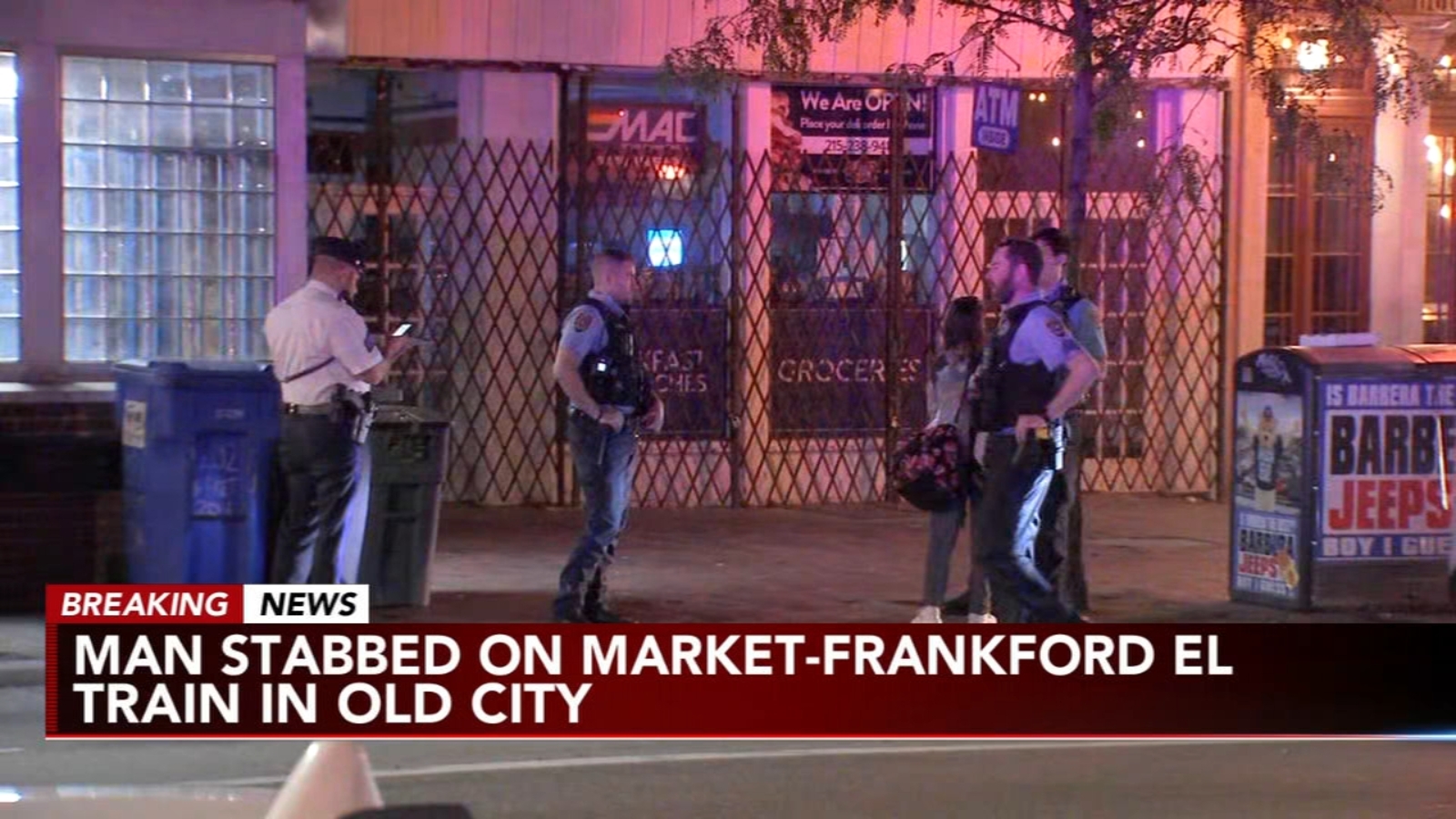 SEPTA police arrest suspect after man stabbed on MarketFrankford train in Philadelphia
