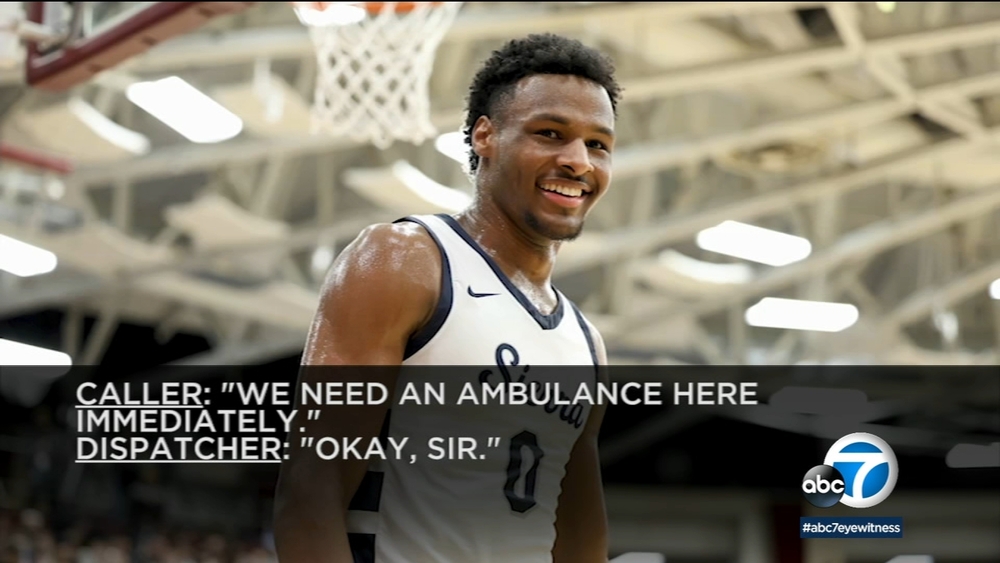911 call reveals response to Bronny James' cardiac arrest