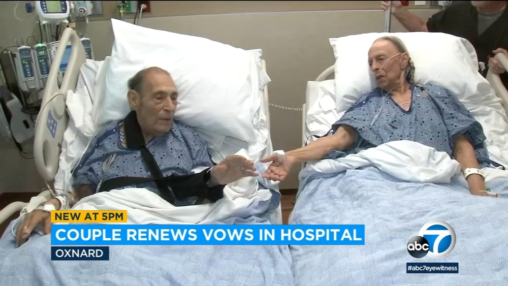 Couple married for 66 years renews vows while hospitalized in Oxnard