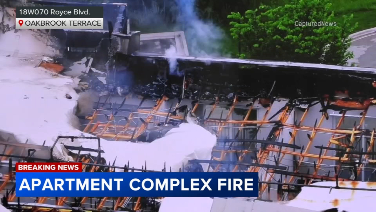 Oakbrook Terrace Fire: Large blaze erupts at 'Arden of Oakbrook' apartment complex during overnight storms - Vimarsana News