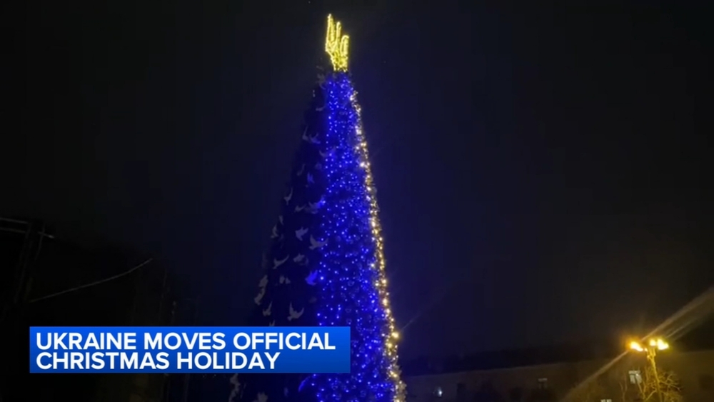 Ukraine moves Christmas to Dec. 25, denouncing Russian traditions