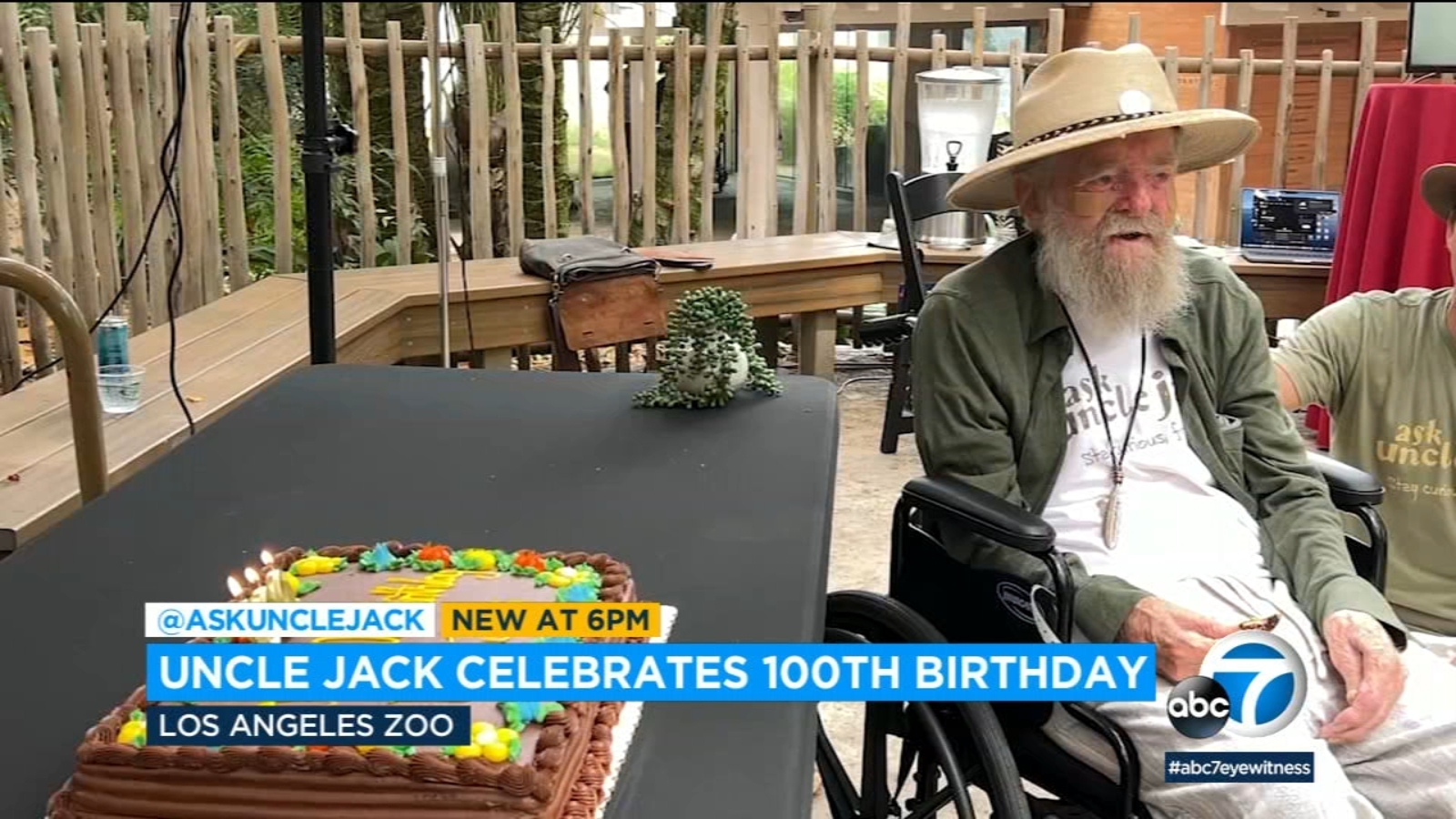Conservation, wildlife advocate 'Uncle Jack' shares secrets to longevity while celebrating 100th birthday with party at LA Zoo - Vimarsana News