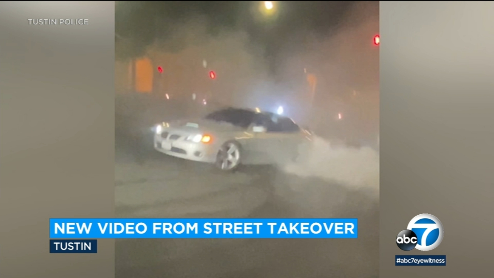 Teenager hit by car during street takeover near The District Tustin ...