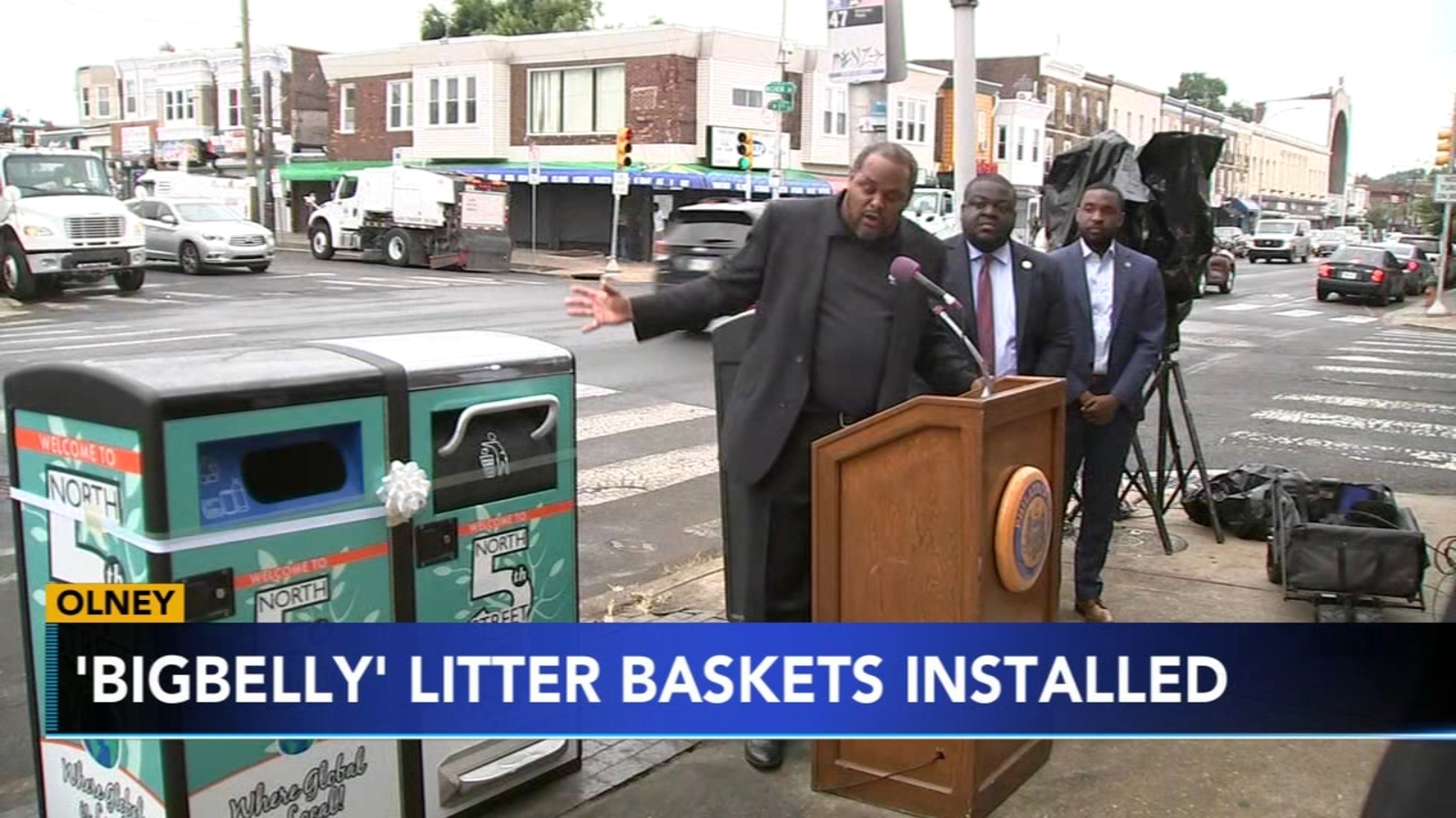 New solarpowered trash cans arrive along business corridor in