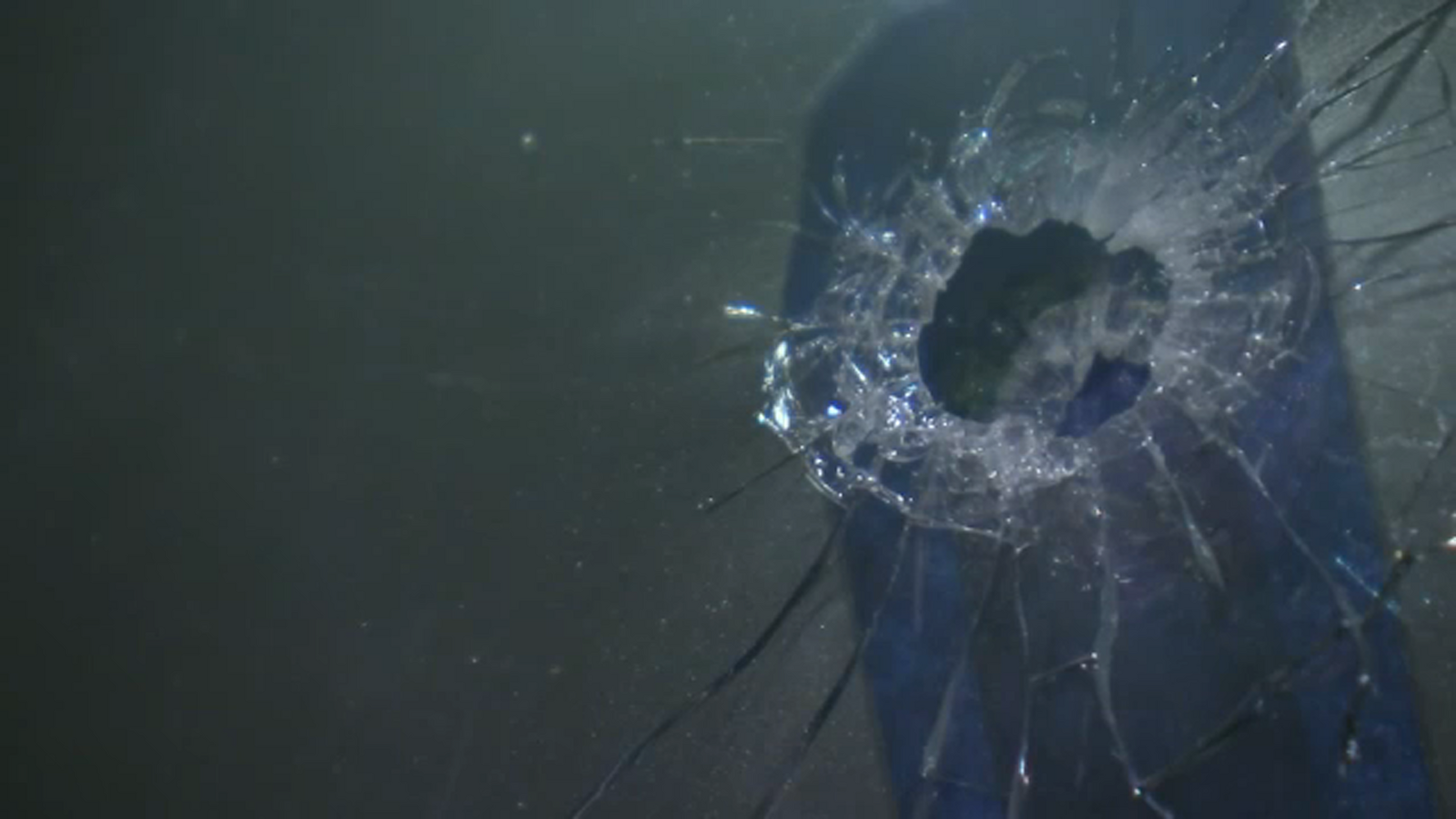 Not acceptable Family home when stray bullet flies through window