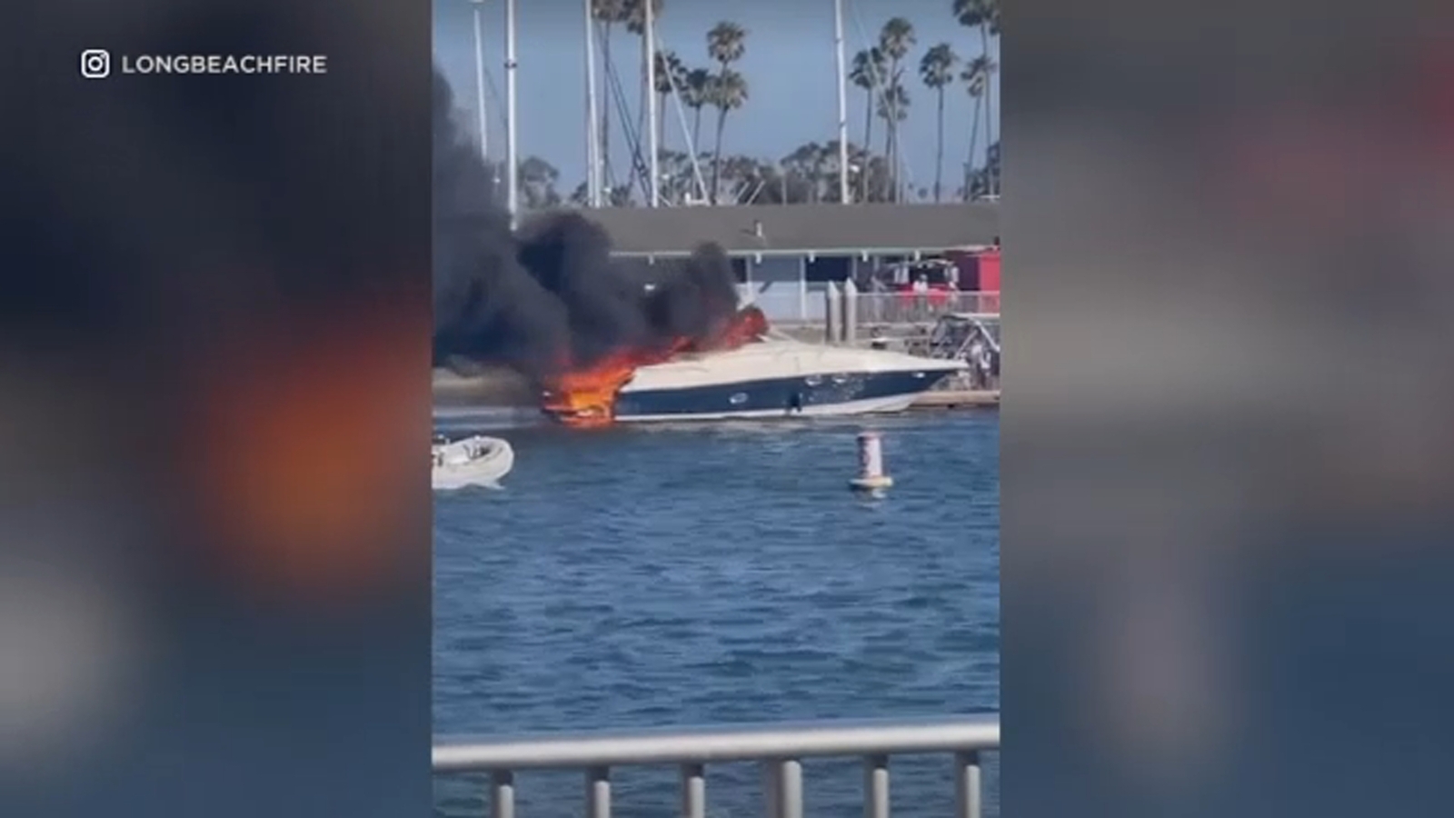 Gasoline boat explodes at Alamitos Bay (Long Beach, Ca.) fuel dock